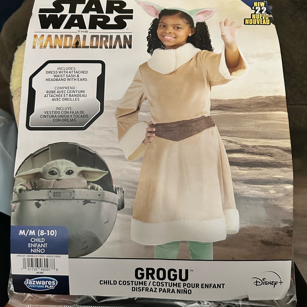 New Star Wars grogu (baby yoda) costume